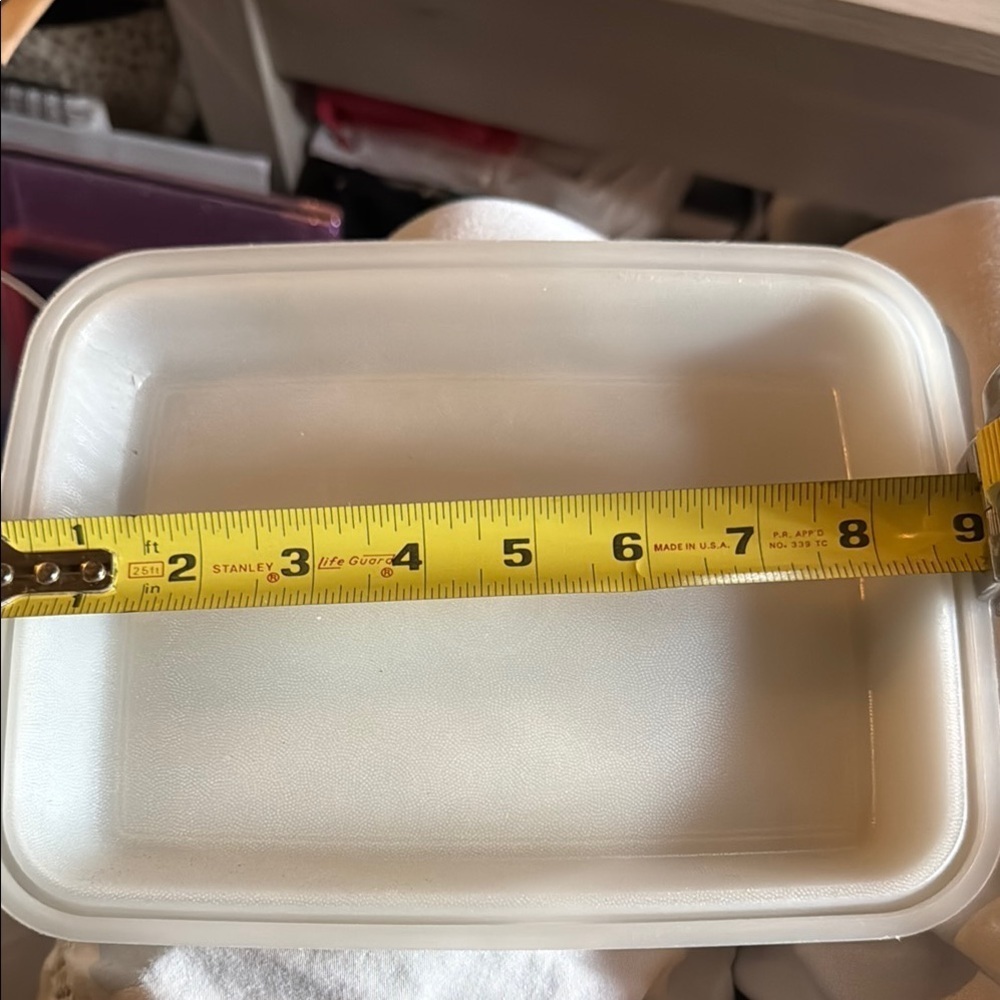 Tupperware White Food Storage Container